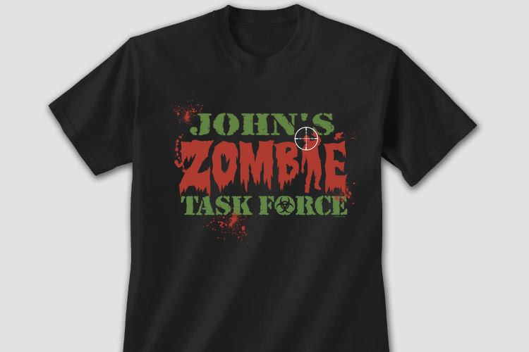 zombie task force shirt