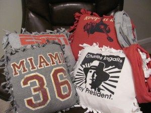 tee shirt pillows