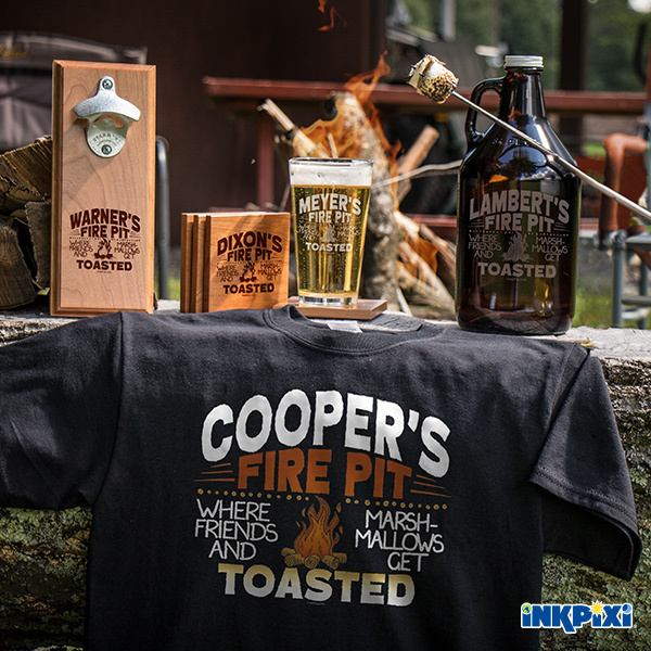 Fire Pit Personalized Shirts Design #A496