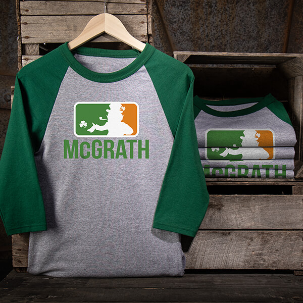 Major League Irish Personalized Shirts