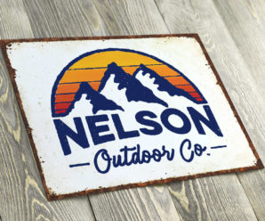 Get Outdoors With Our Custom Tin Signs