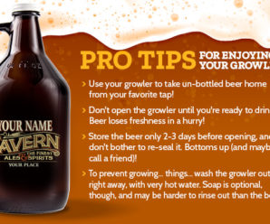 Pro-Tips For Enjoying Your Personalized Growler