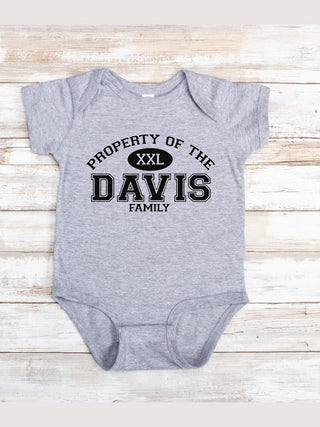 Property of Family : Printed Baby Bodysuits