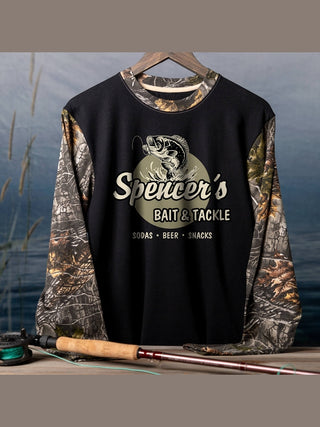 Bait and Tackle : Printed 2-Tone Camo Long Sleeves