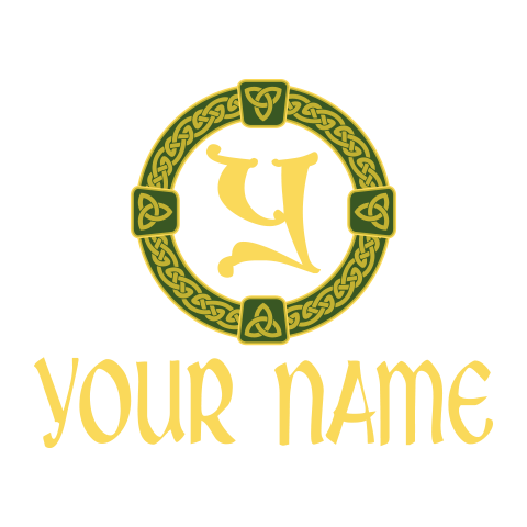 Celtic Wreath Monogram
