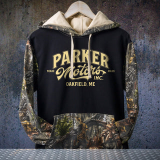 Motors : Printed 2-Tone Camo Hoodies
