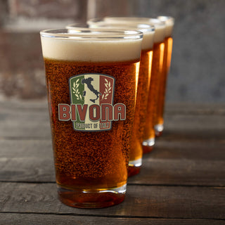 Product Of Italy : Pint Glasses - Color Printed