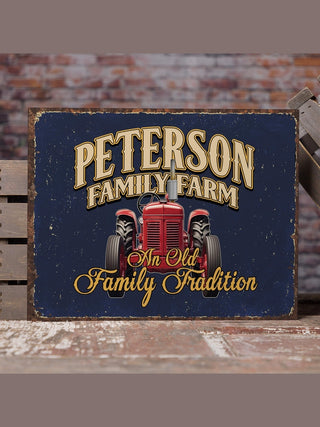 Farming Family Tradition : Tin Signs
