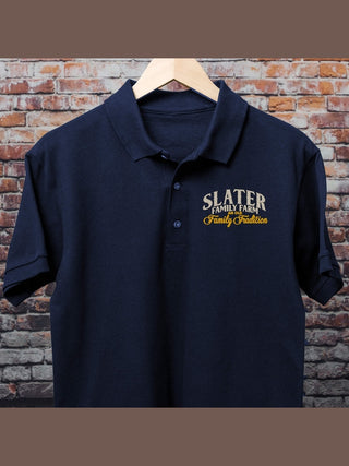 Farming Family Tradition : Embroidered Polo Shirts