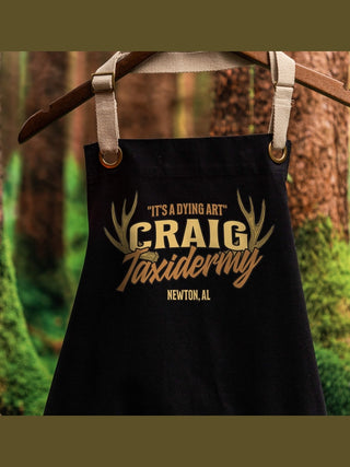 Taxidermy : Printed Canvas Work Aprons