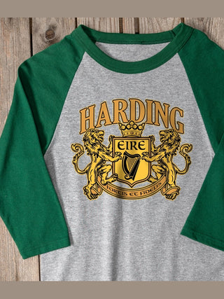 Irish Crest : Printed Raglan Shirts