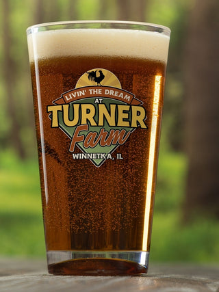 Livin' The Dream Farm : Pint Glasses - Color Printed