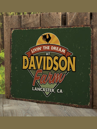 Livin' The Dream Farm : Tin Signs