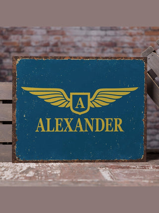 Aviation Monogram : Tin Signs