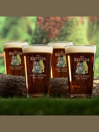 Stick Together : Pint Glasses - Color Printed