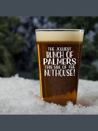 Jolliest Bunch : Pint Glasses - Color Printed
