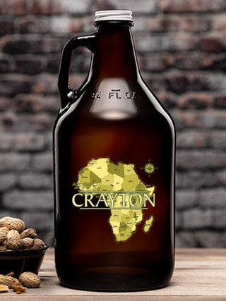 African Heritage : Beer Growlers - Color Printed