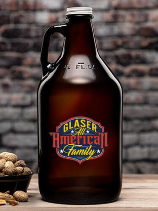 All-American Family : Beer Growlers - Color Printed