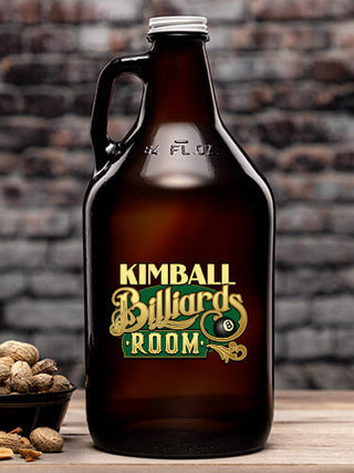 Billiards Room : Beer Growlers - Color Printed