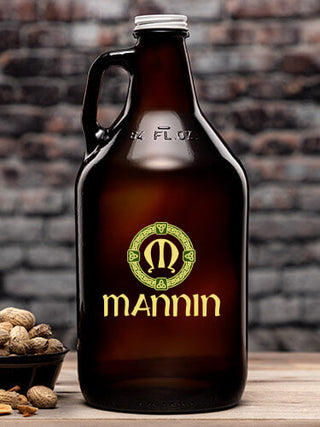 Celtic Wreath Monogram : Beer Growlers - Color Printed