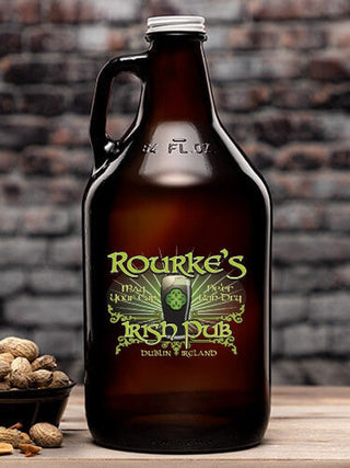 Classic Irish Pub : Beer Growlers - Color Printed