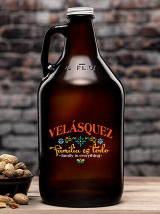 Familia es Todo : Beer Growlers - Color Printed