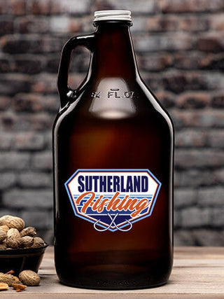 Fishing : Beer Growlers - Color Printed