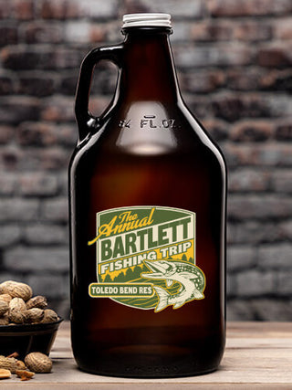 Fishing Trip : Beer Growlers - Color Printed
