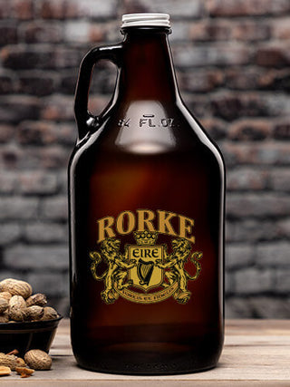 Irish Crest : Beer Growlers - Color Printed