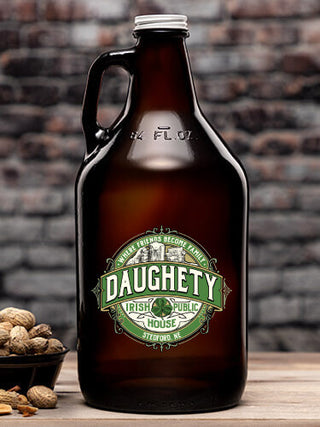 Irish Public House : Beer Growlers - Color Printed