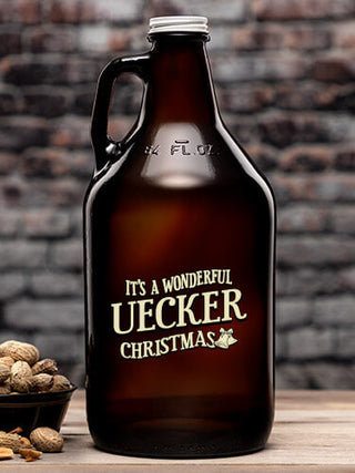 It's A Wonderful Christmas : Beer Growlers - Color Printed