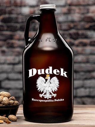 Polish Eagle : Beer Growlers - Color Printed