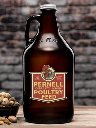 Poultry Feed : Beer Growlers - Color Printed