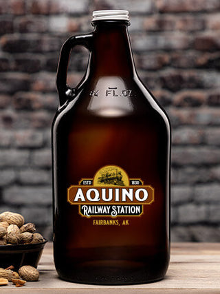 Railway Station : Beer Growlers - Color Printed