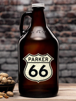 Route 66 : Beer Growlers - Color Printed