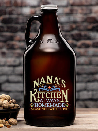 Vintage Kitchen : Beer Growlers - Color Printed