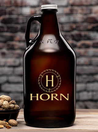 Woodworking Monogram : Beer Growlers - Color Printed
