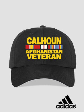Afghanistan Veteran : Embroidered Adidas&reg; Hats