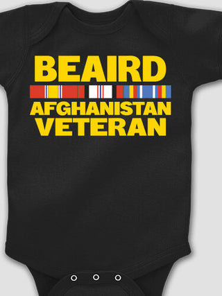 Afghanistan Veteran : Printed Baby Bodysuits