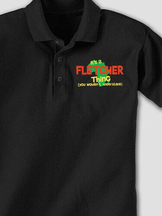African American Thing : Embroidered Polo Shirts
