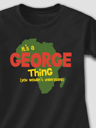 African American Thing : Adult Ladies Fitted T-Shirt