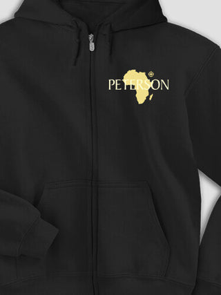 African Heritage : Embroidered Zip Hoodies