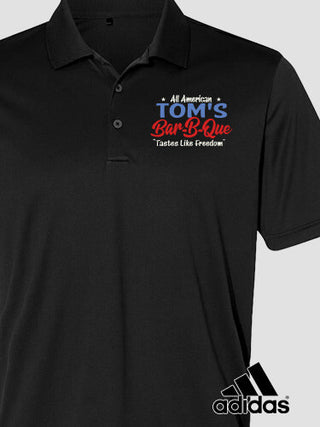 All American BBQ : Embroidered Adidas&reg; Polo Shirts