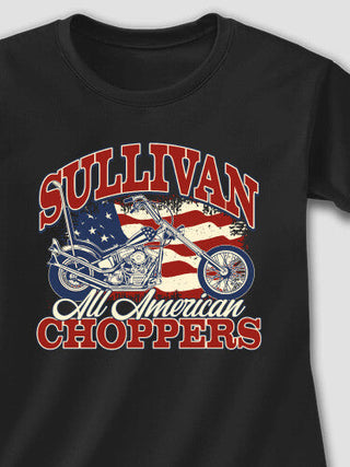 All American Choppers : Adult Ladies Fitted T-Shirt