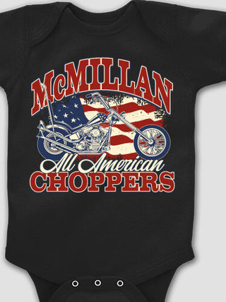 All American Choppers : Printed Baby Bodysuits