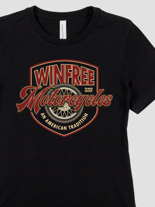 American Motorcycle Tradition : Premium Ladies T-Shirts