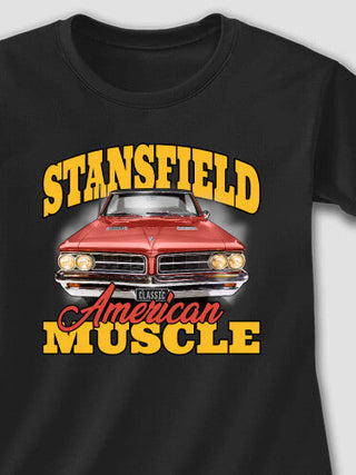 American Muscle Car : Adult Ladies Fitted T-Shirt
