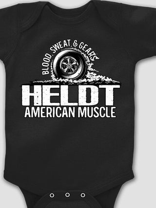 American Muscle : Printed Baby Bodysuits