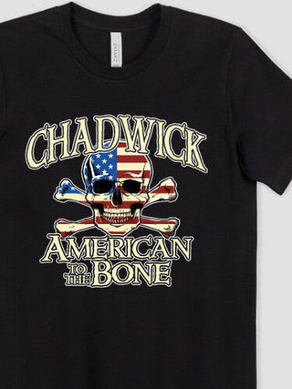 American to the Bone : Premium Printed T-Shirts