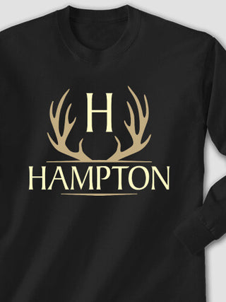 Antler Monogram : Printed Long Sleeves
